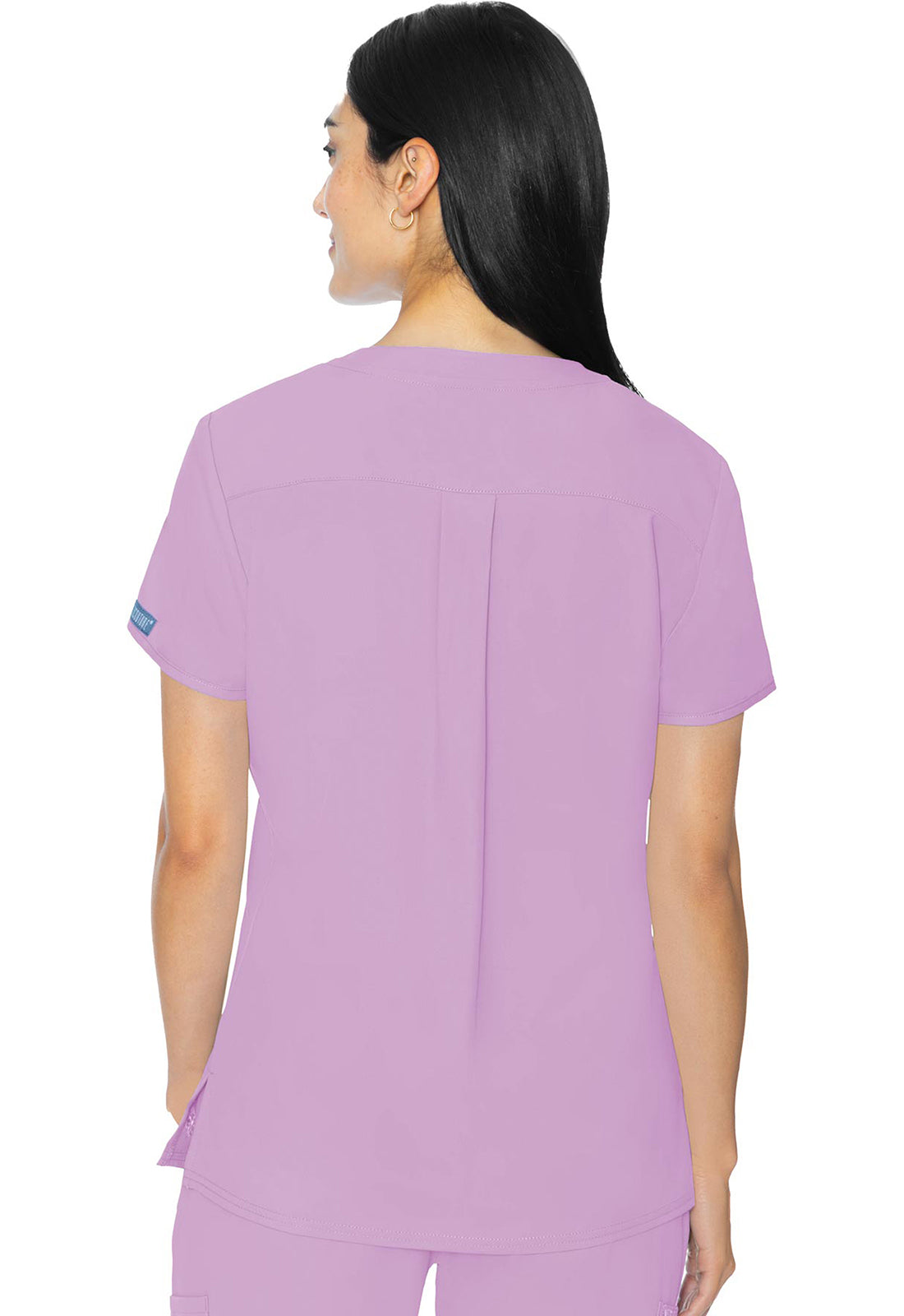 Insight MC2411 3 Pocket Top Lilac Model Image Back | Med Couture