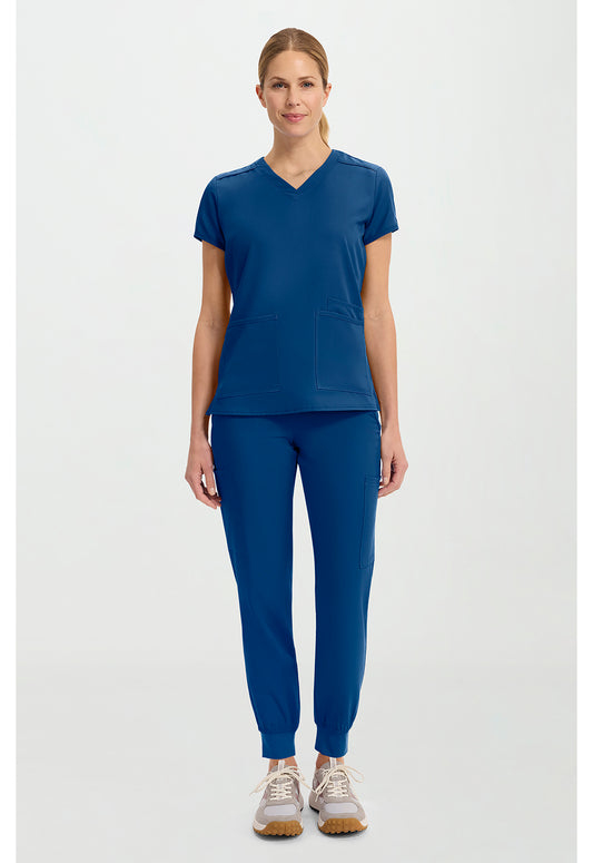 Insight MC2411 Women's 3 Pocket Scrub Top Ocean Abyss