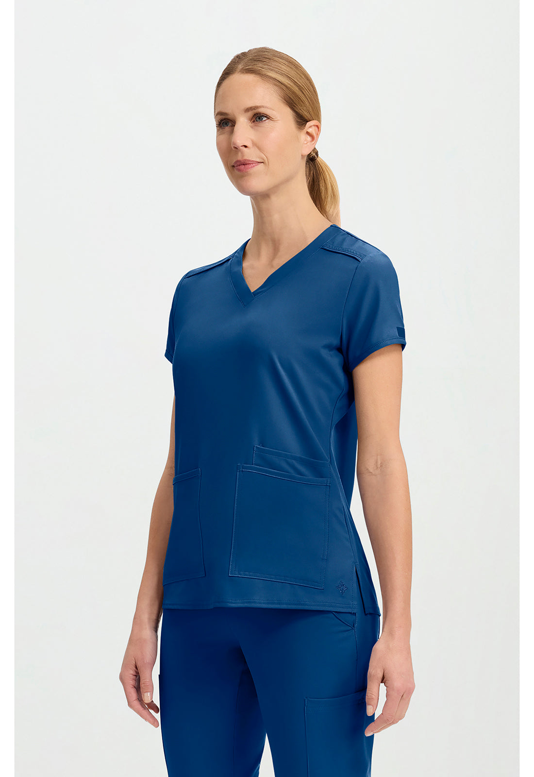 Insight MC2411 Women's 3 Pocket Scrub Top Ocean Abyss