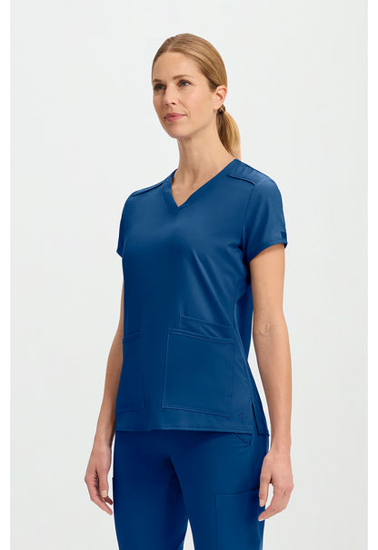 Insight MC2411 Women's 3 Pocket Scrub Top Ocean Abyss