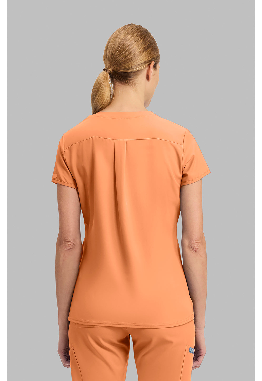 Insight MC2411 Women's 3 Pocket Scrub Top Papa Don'T Peach