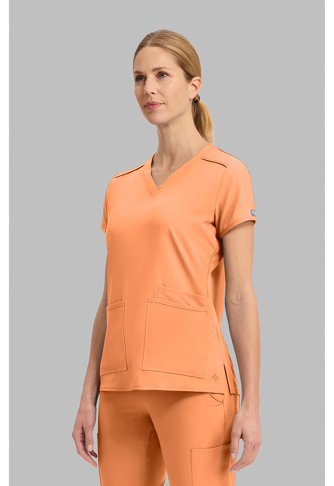 Insight MC2411 Women's 3 Pocket Scrub Top image 3