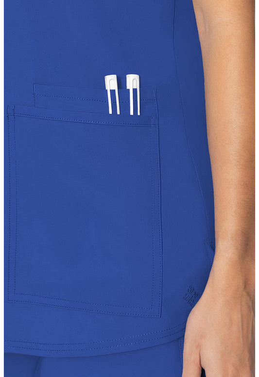 Insight MC2411 Women's 3 Pocket Scrub Top Royal