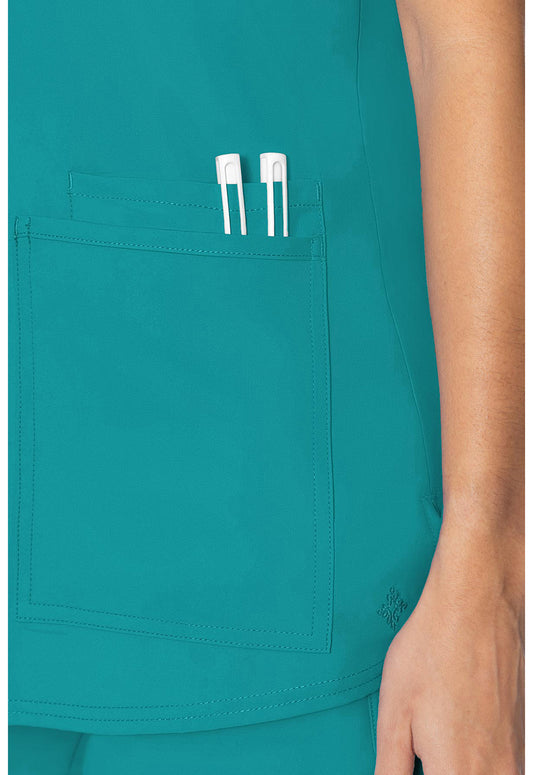 Insight MC2411 Women's 3 Pocket Scrub Top Teal