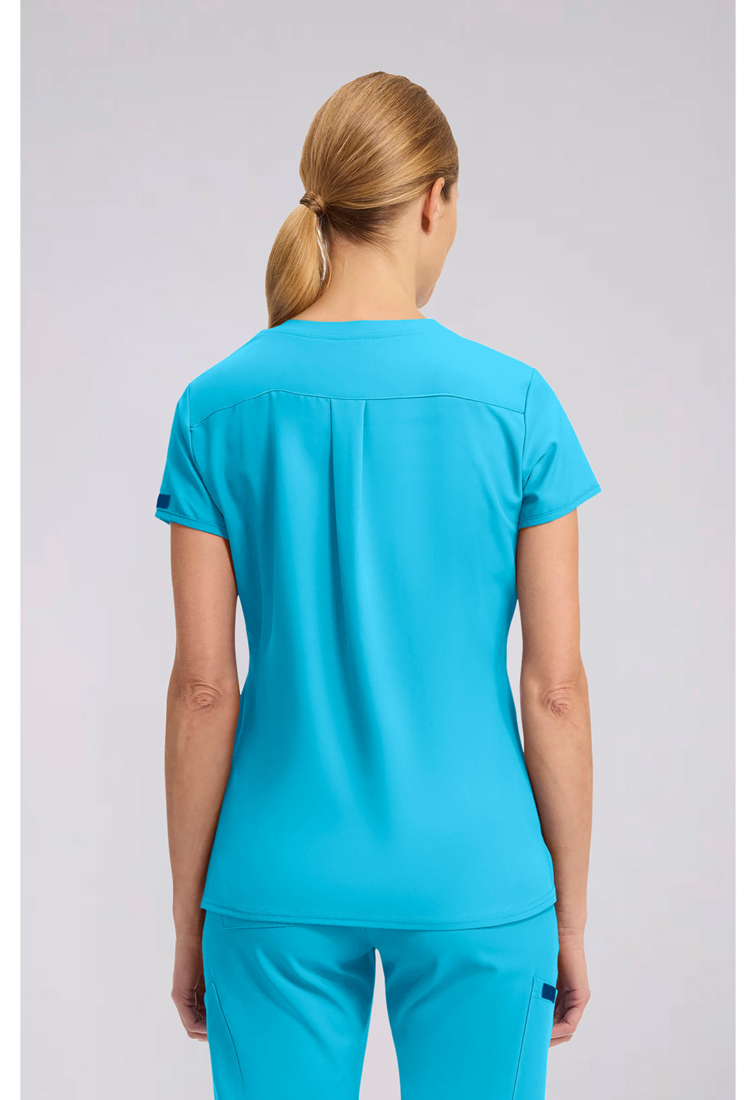Insight MC2411 Women's 3 Pocket Scrub Top Turquoise