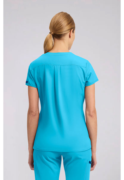 Insight MC2411 Women's 3 Pocket Scrub Top Turquoise