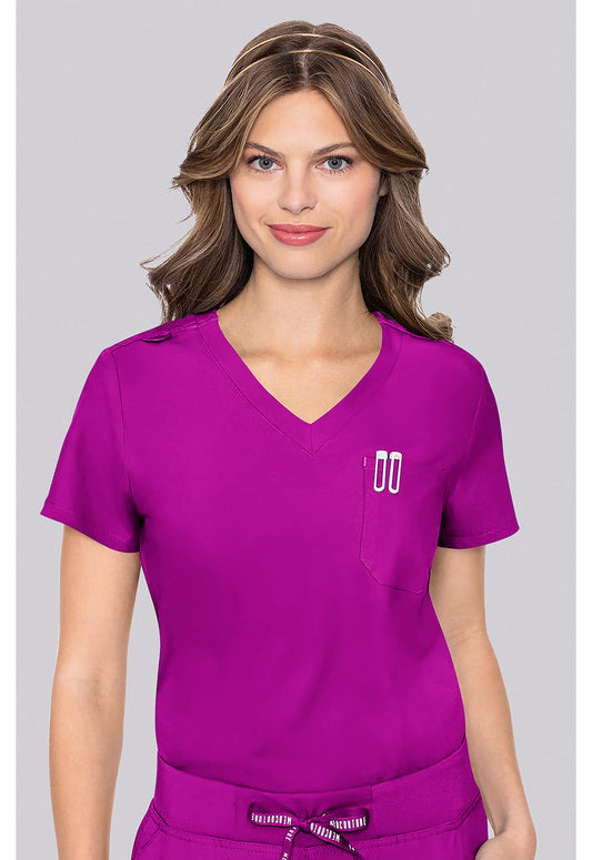 Insight MC2432 Women's One Pocket Tuck-In Scrub Top image 1