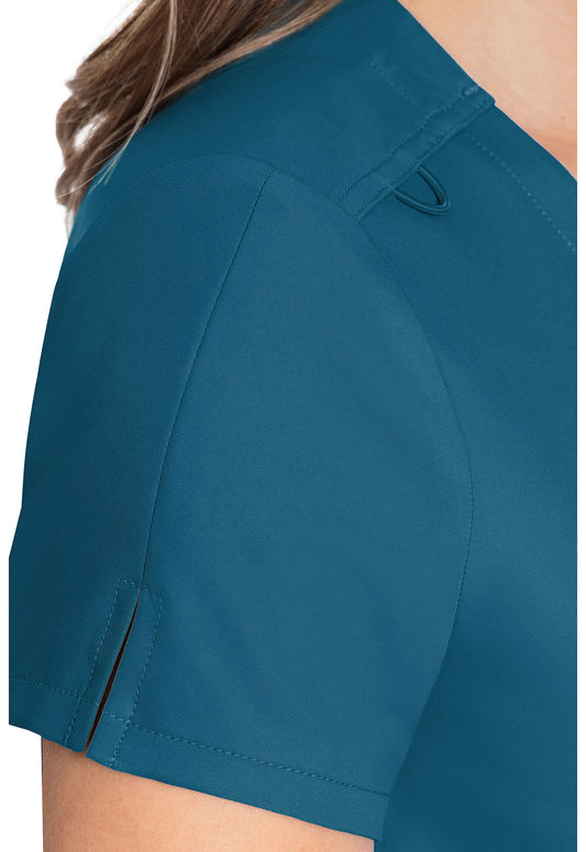 Insight MC2432 Women's One Pocket Tuck-In Scrub Top Caribbean