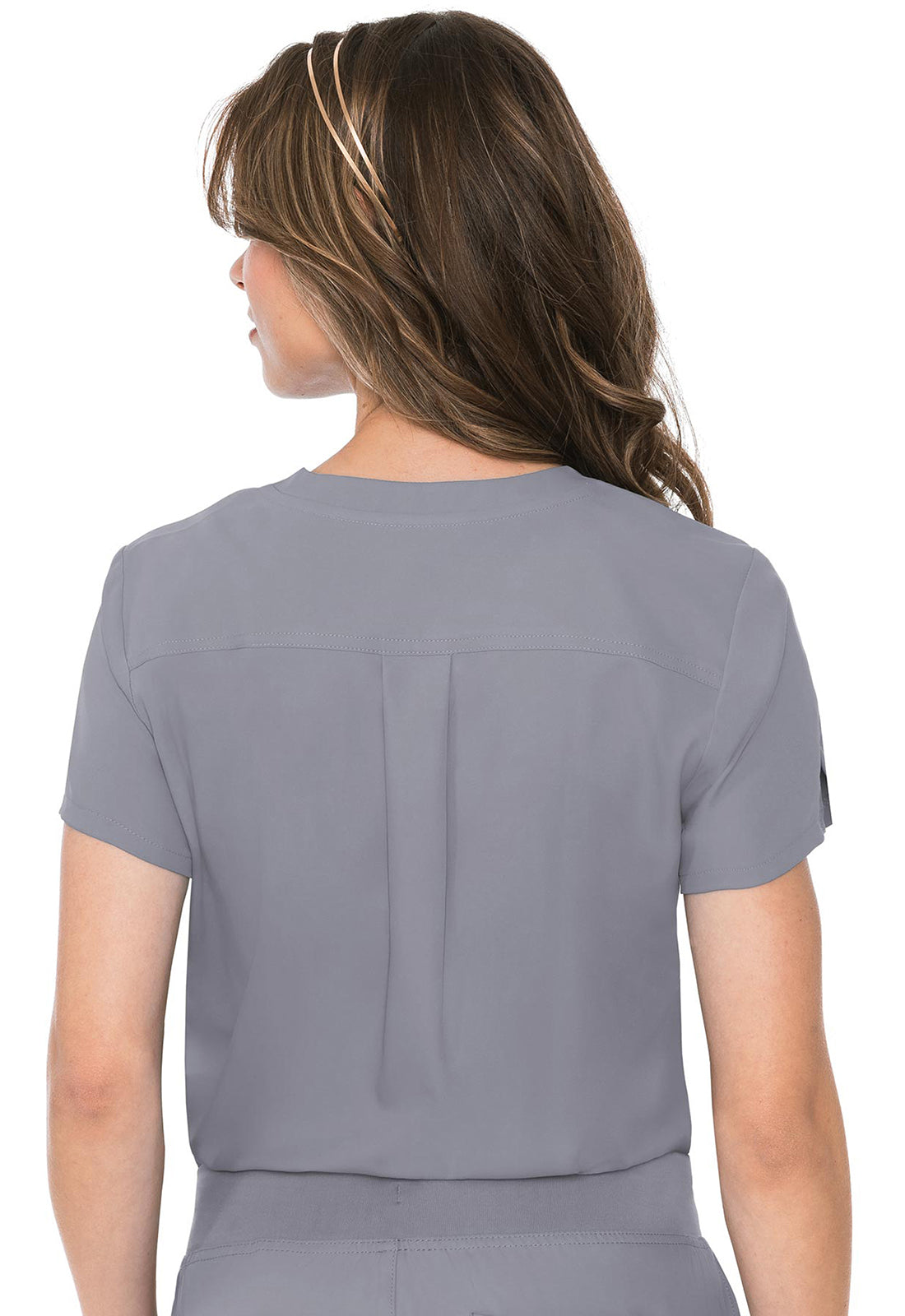 Insight MC2432 One Pocket Tuck-In Top Cloud Model Image Back | Med Couture