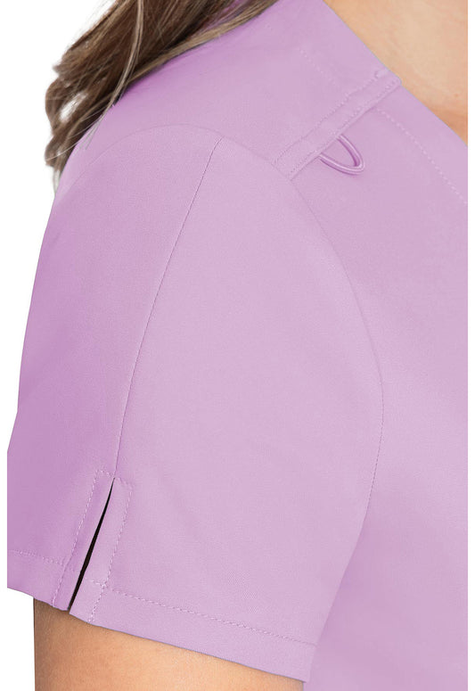 Insight MC2432 Women's One Pocket Tuck-In Scrub Top Lilac
