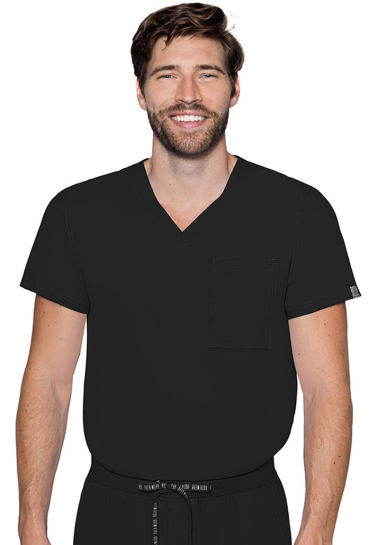 Insight MC2478 1 Pocket Top Black Model Image Front | Rothwear