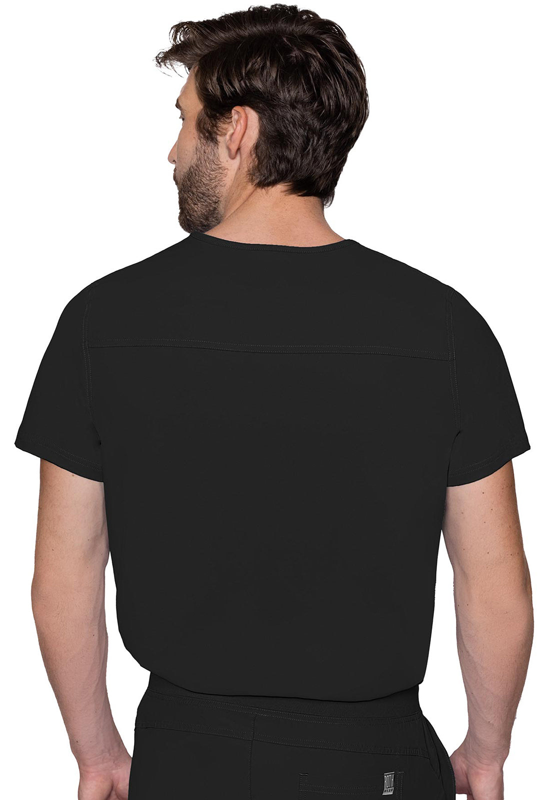 Insight MC2478 1 Pocket Top Black Model Image Back | Rothwear