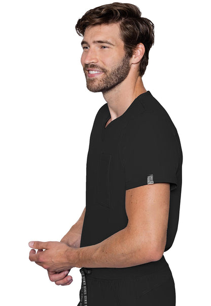 Insight MC2478 1 Pocket Top Black Model Image Right Side | Rothwear