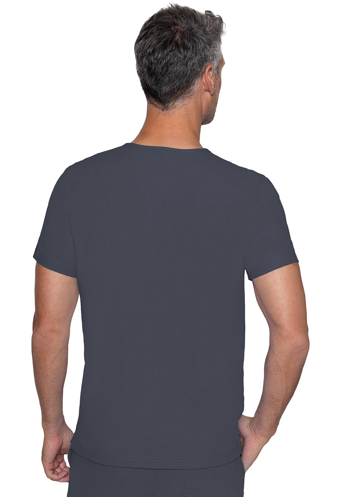 Insight MC2486 3 Pocket Top Pewter Model Image Back | Rothwear