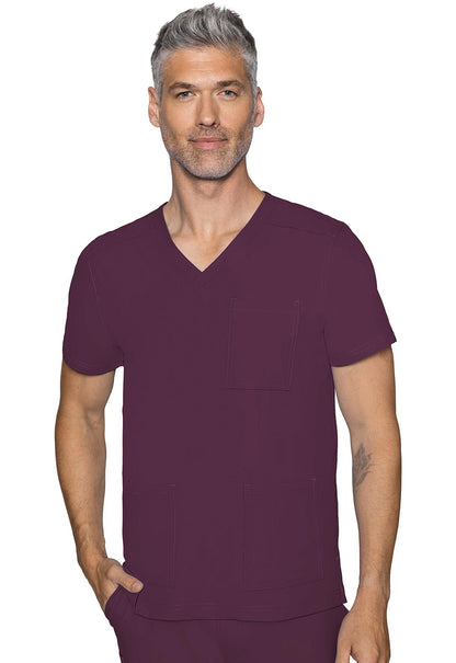 Insight MC2486 3 Pocket Top Wine Model Image Front | Rothwear