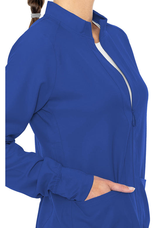 Insight MC2660 Women's Zip Front Warm-Up With Shoulder Yokes Royal