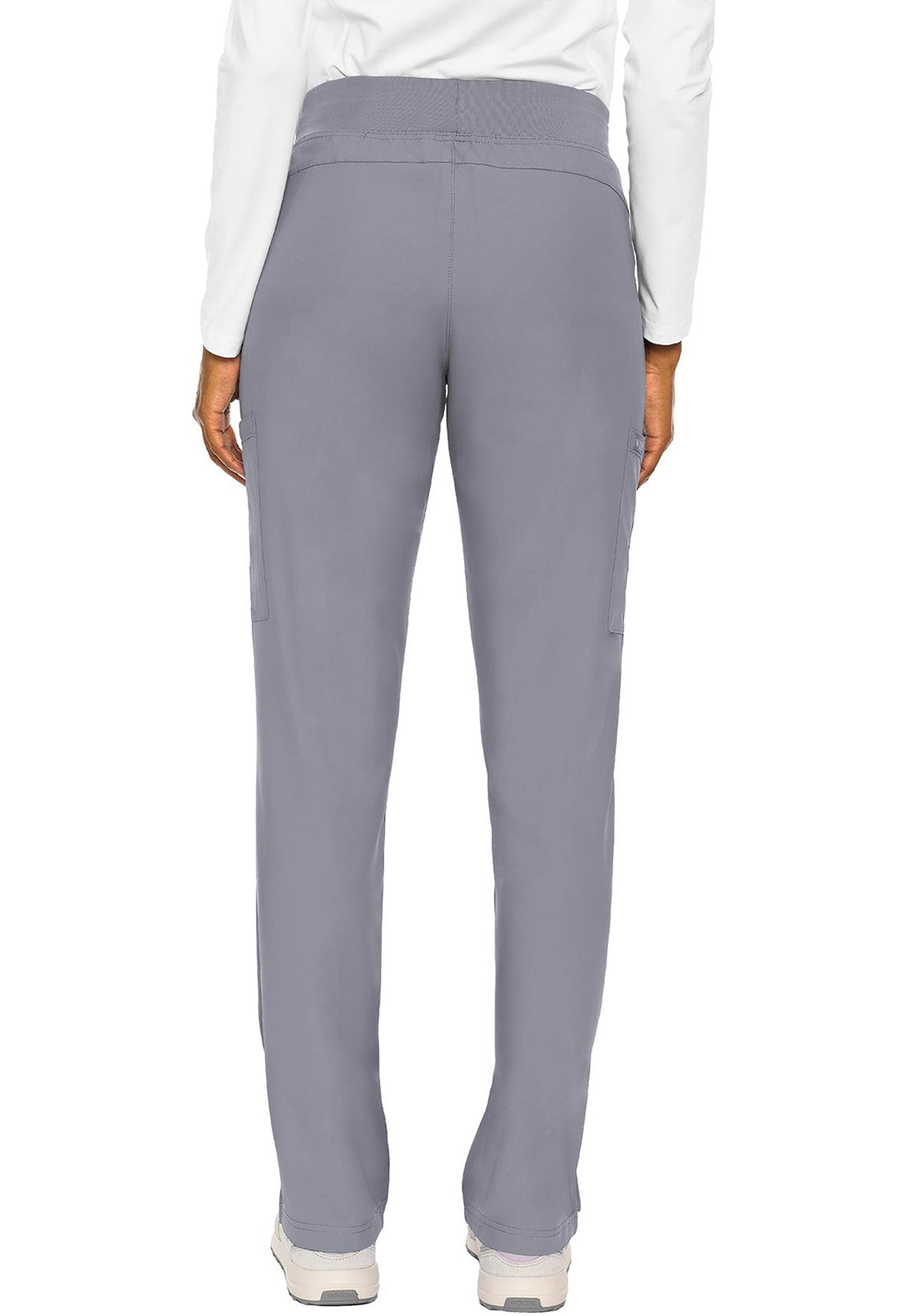 Insight MC2702 Zipper Pants Cloud Model Image Back | Med Couture