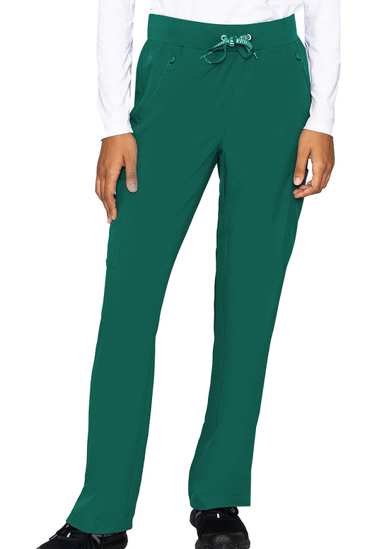 Insight MC2702 Zipper Pants Hunter Green Model Image Front | Med Couture