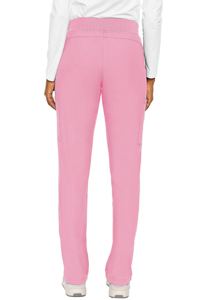 Insight MC2702 Zipper Pants Taffy Pink Model Image Back | Med Couture