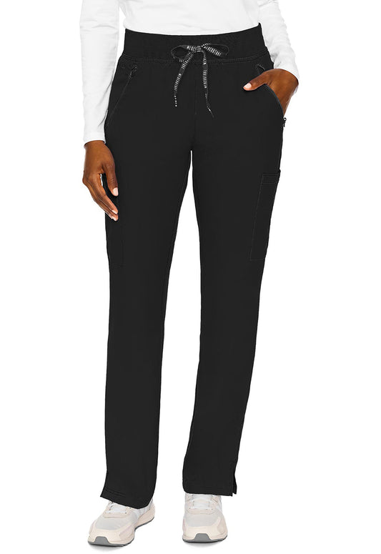 Insight MC2702 Women's Zipper Scrub Pants Black