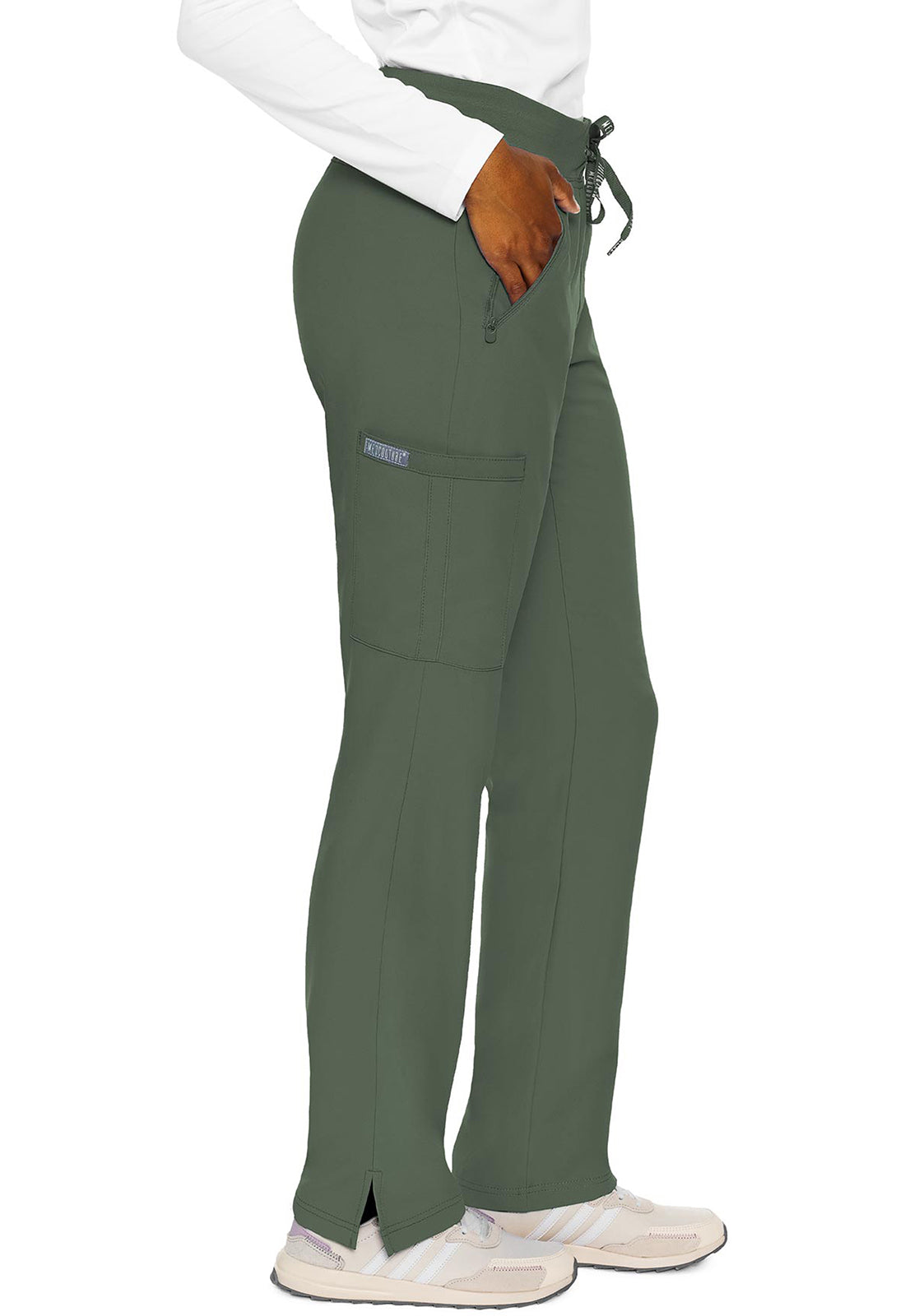Insight MC2702 Women's Zipper Scrub Pants Olive