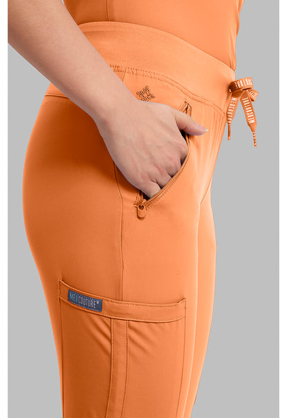 Insight MC2702 Women's Zipper Scrub Pants Papa Don'T Peach