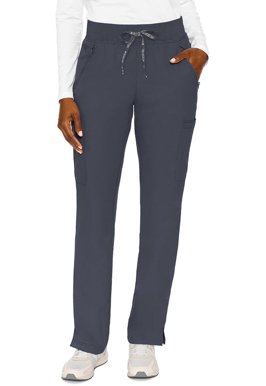 Insight MC2702 Women's Zipper Scrub Pants Pewter