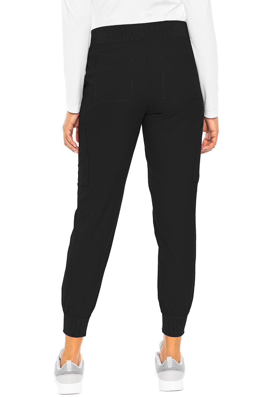 Insight MC2711 Jogger Black Model Image Back | Med Couture