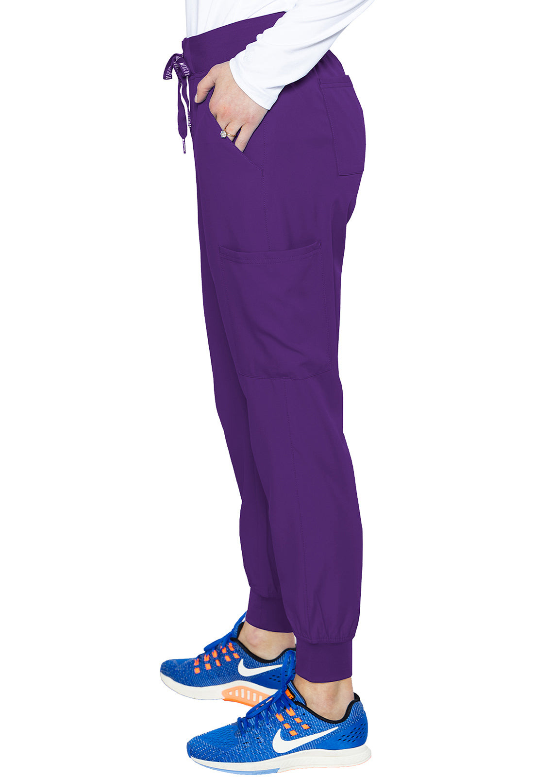 Insight MC2711 Jogger Grape Model Image Right Side | Med Couture