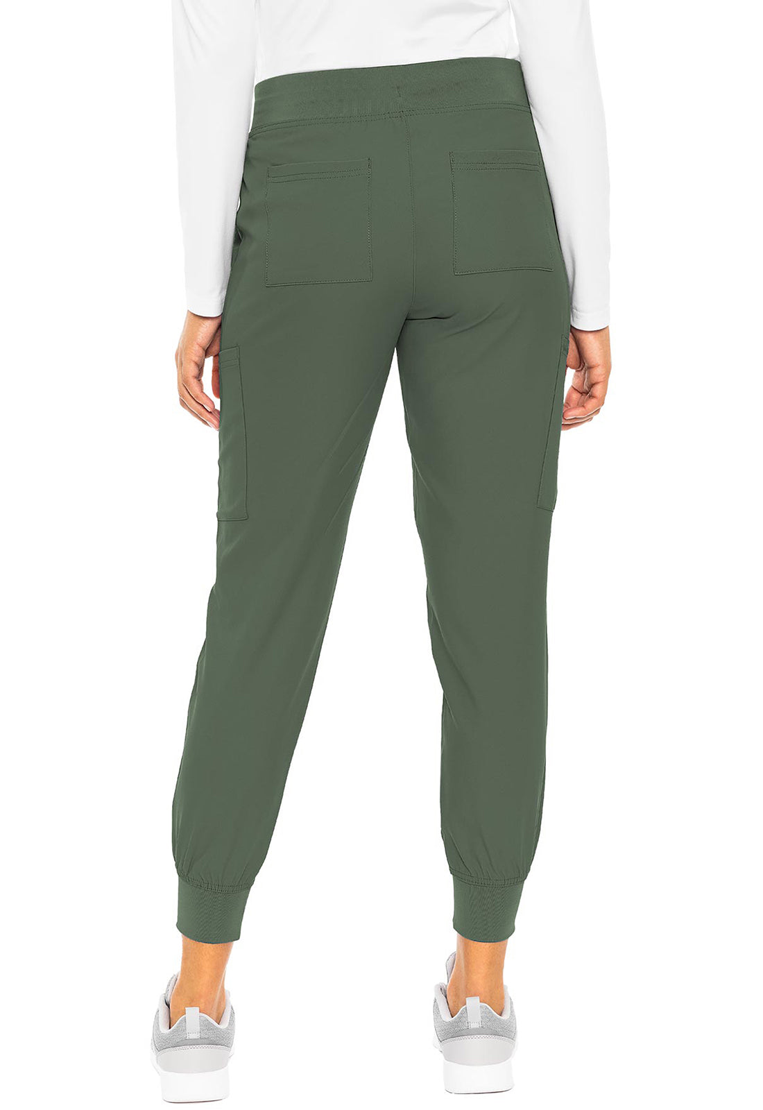 Insight MC2711 Jogger Olive Model Image Back | Med Couture