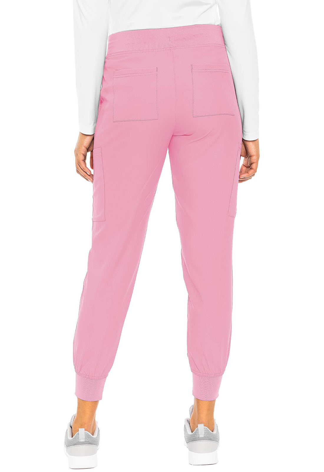 Insight MC2711 Jogger Taffy Pink Model Image Back | Med Couture