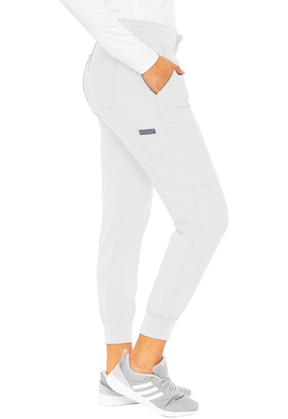 Insight MC2711W Jogger White Model Image Left Side | Med Couture