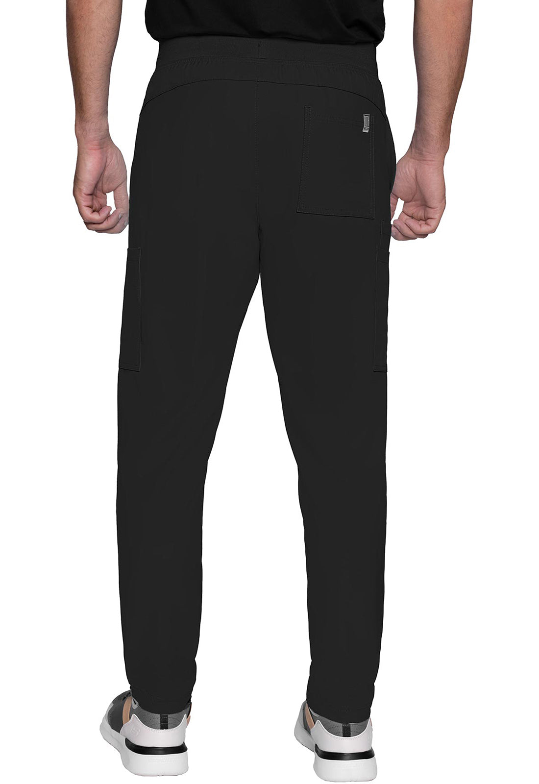 Insight MC2772 Straight Leg Pants Black Model Image Back | Rothwear