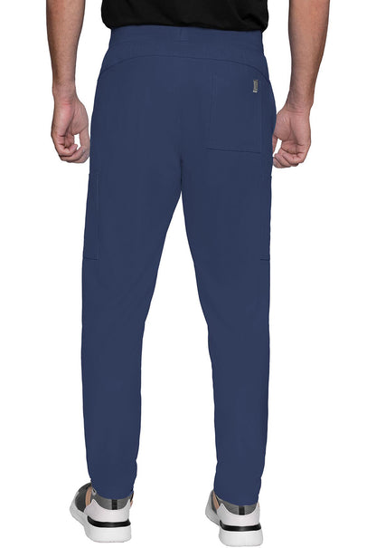 Insight MC2772 Straight Leg Pants Navy Model Image Back | Rothwear