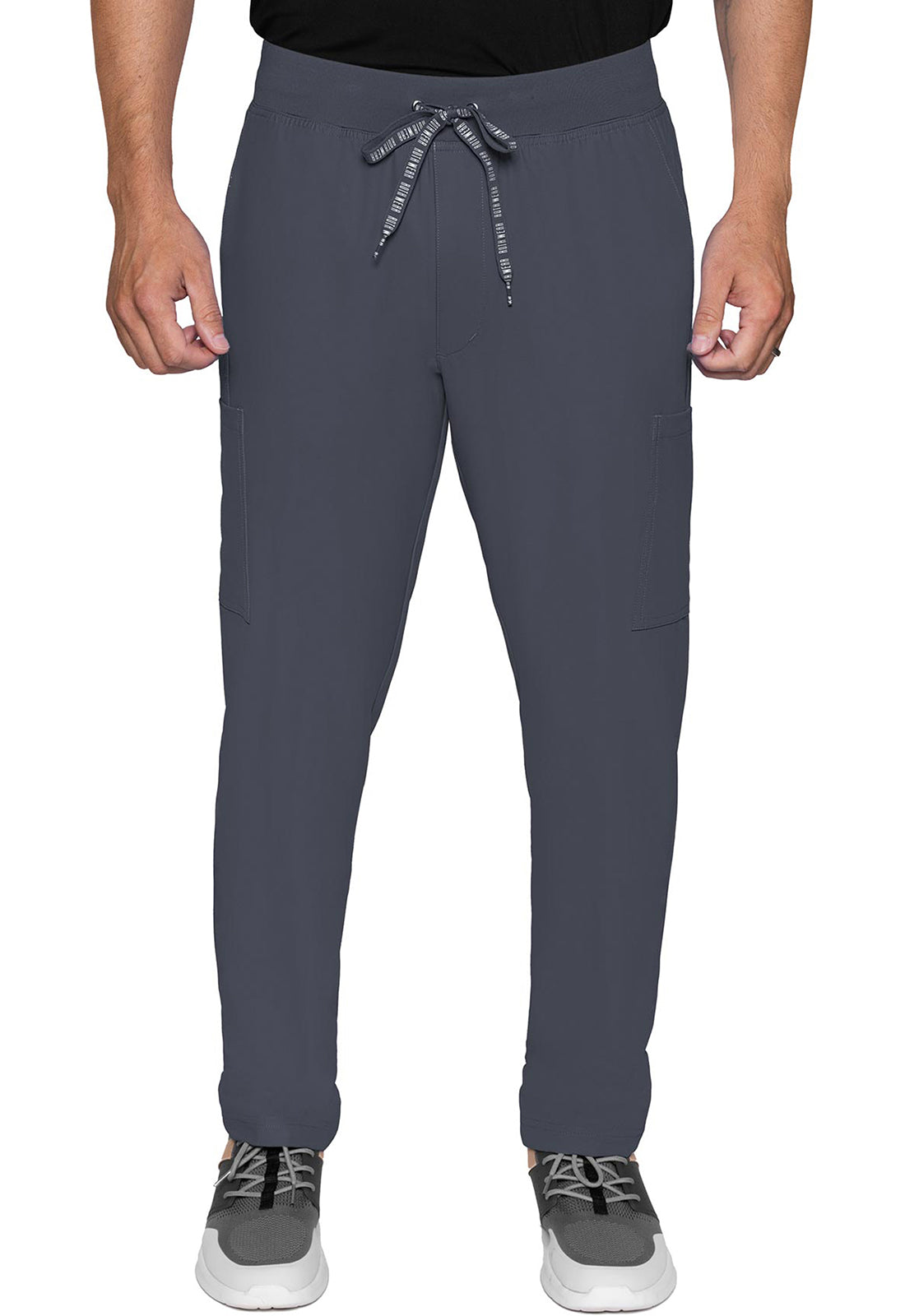 Insight MC2772 Straight Leg Pants Pewter Model Image Front | Rothwear