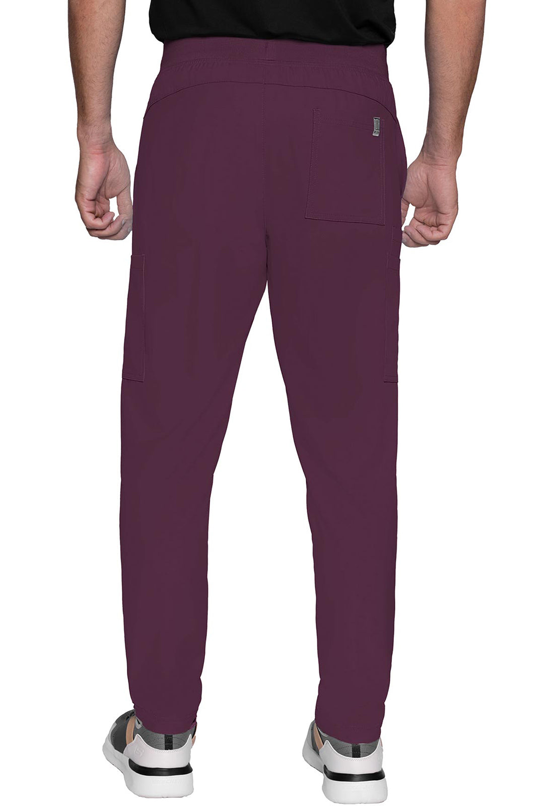 Insight MC2772 Straight Leg Pants Wine Model Image Back | Rothwear