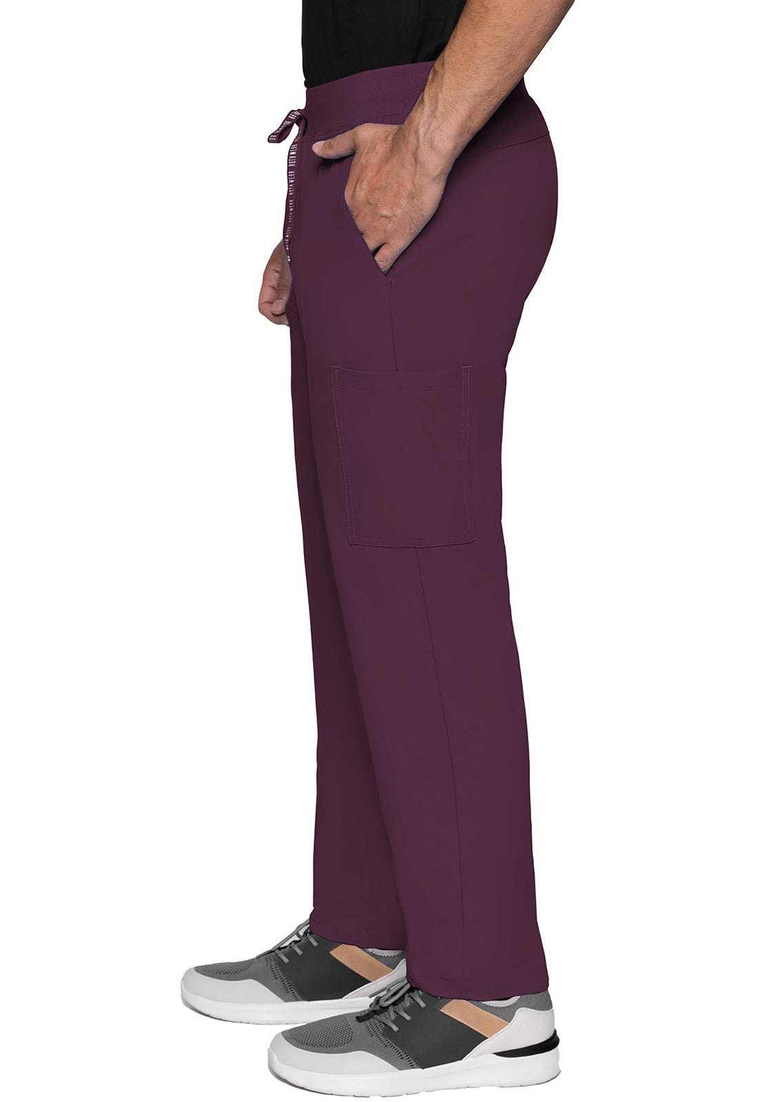 Insight MC2772 Straight Leg Pants Wine Model Image Right Side | Rothwear