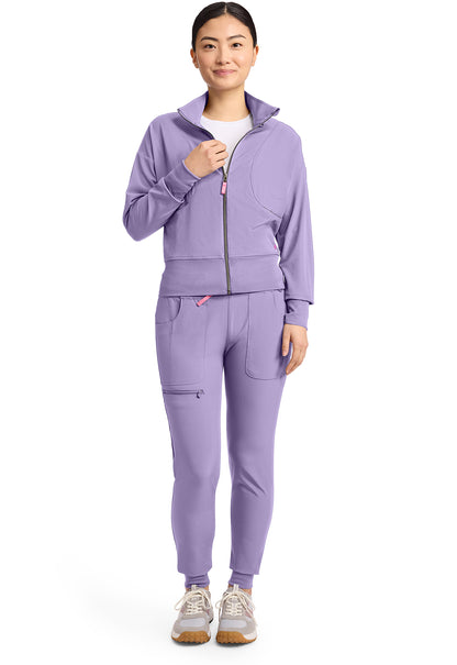 AMP MC303 Women's Cropped Warm Up Jacket Digital Lavender Image