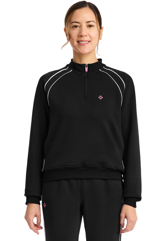 AMP MC328 Scuba Half Zip Jacket Black