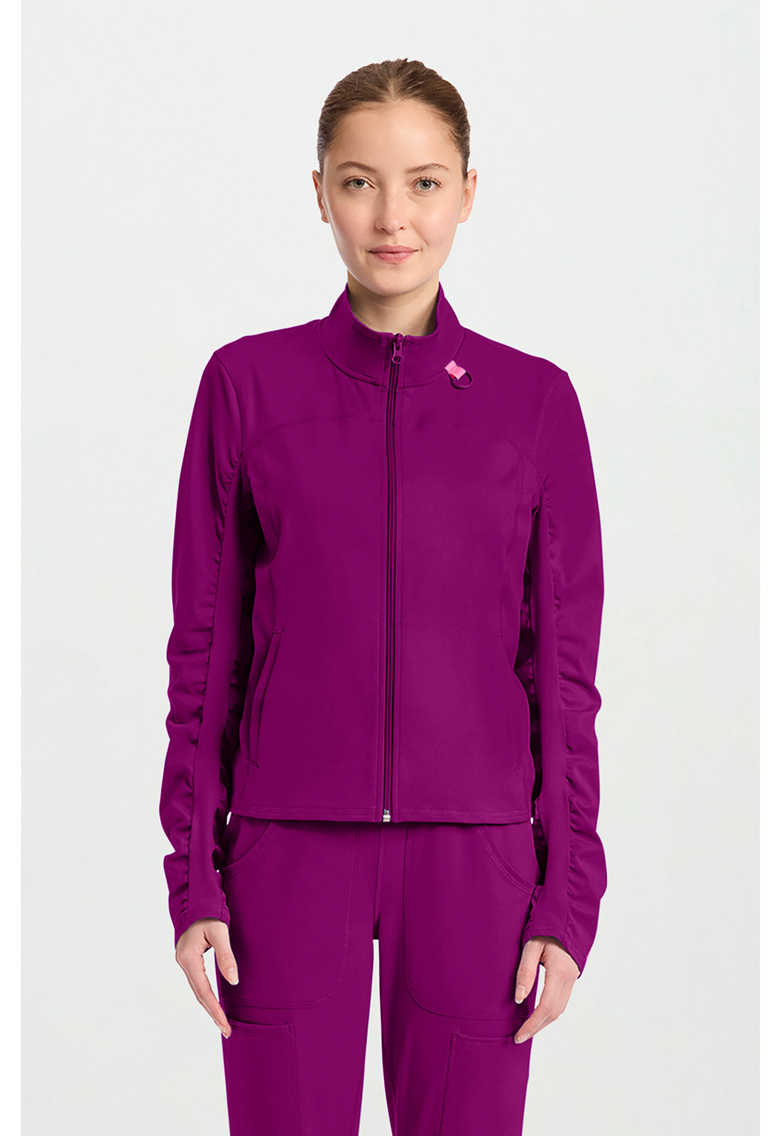 AMP Knit MC350 Warm Up Jackets Plum Royale