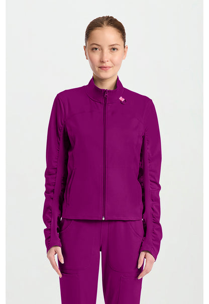 AMP Knit MC350 Warm Up Jackets Plum Royale