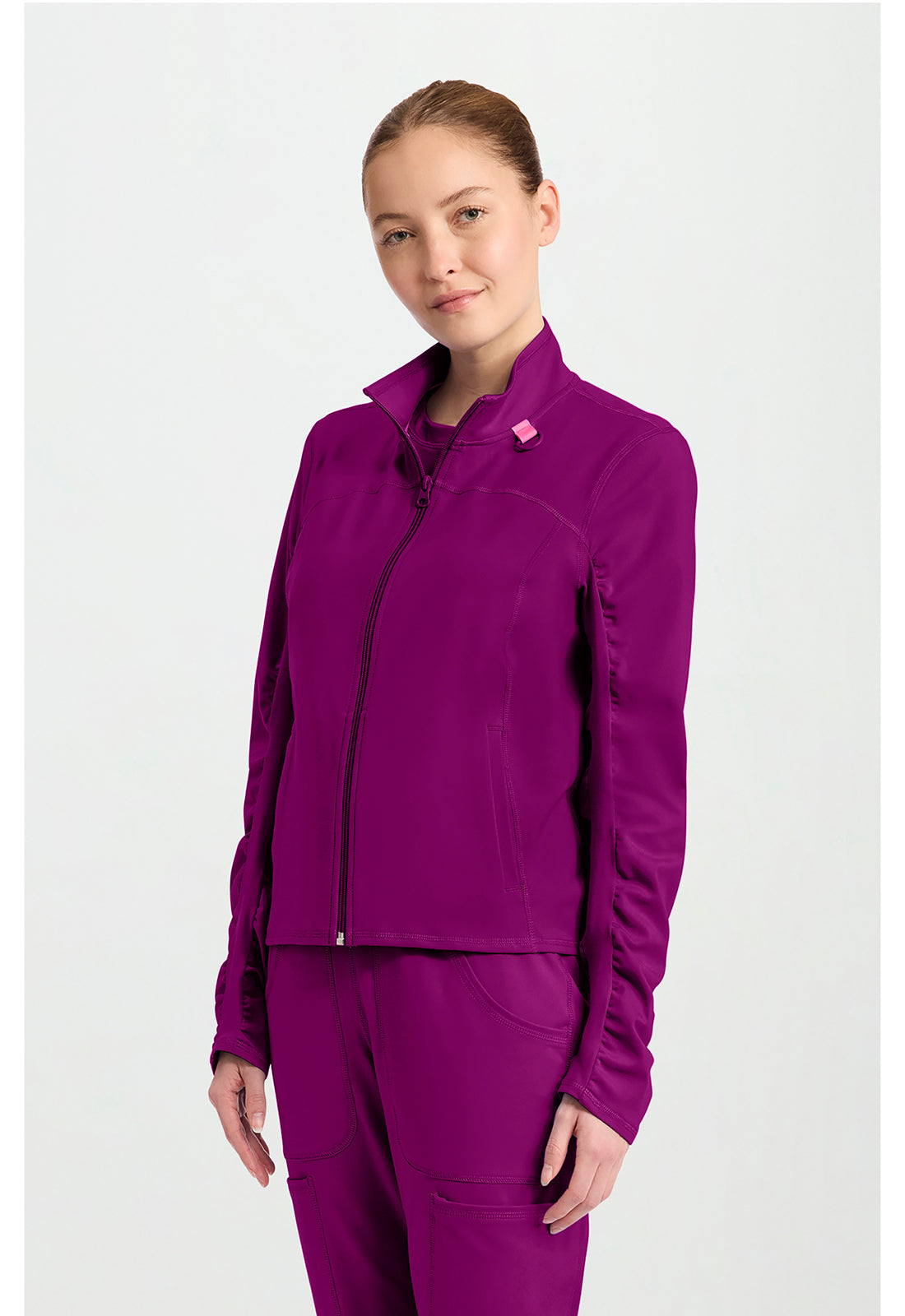 AMP Knit MC350 Warm Up Jackets Plum Royale