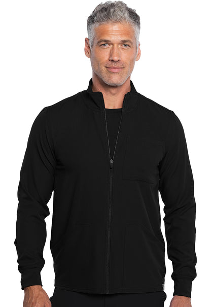 Insight MC360 Men's Zip Front Jacket Black Model Image Front | Rothwear