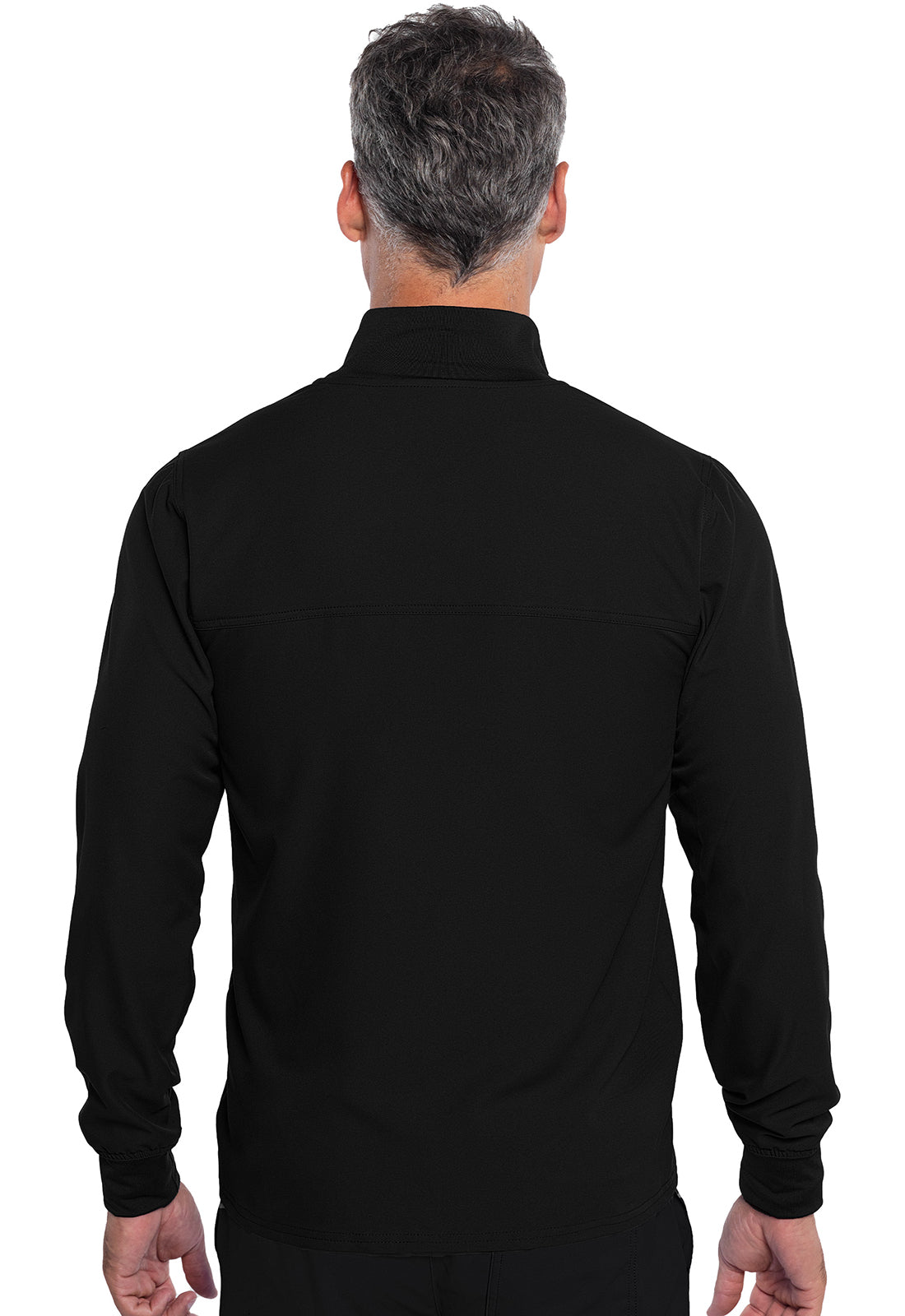 Insight MC360 Men's Zip Front Jacket Black Model Image Back | Rothwear