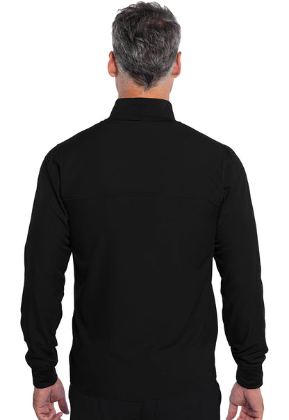 Insight MC360 Men's Zip Front Jacket Black Model Image Back | Rothwear