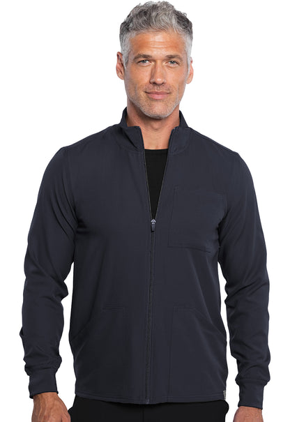 Insight MC360 Men's Zip Front Jacket Pewter Model Image Front | Rothwear