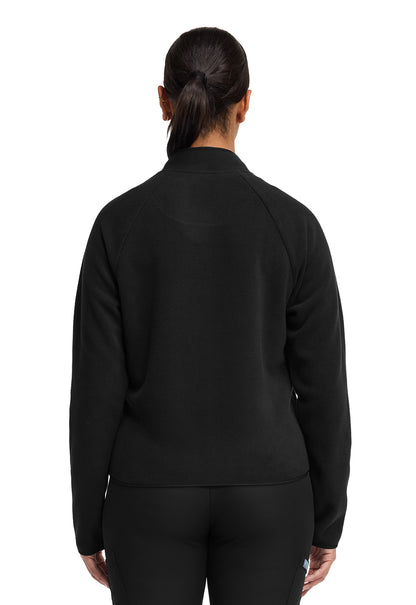 Layers MC384 Women's Fleece Warm Up Jacket Black
