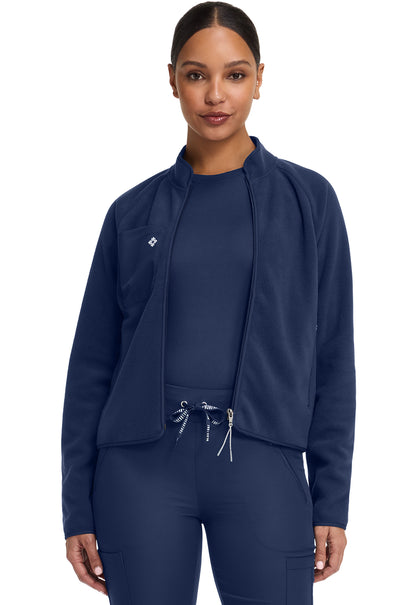 Layers MC384 Women's Fleece Warm Up Jacket Navy
