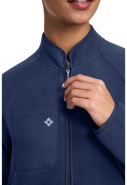 Layers MC384 Fleece Warm Up Jacket Navy