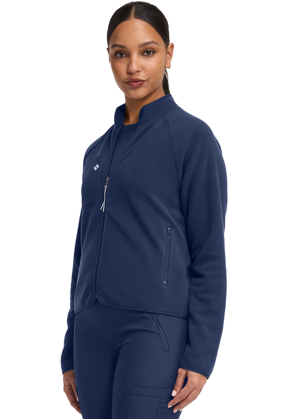 Layers MC384 Women's Fleece Warm Up Jacket image 3